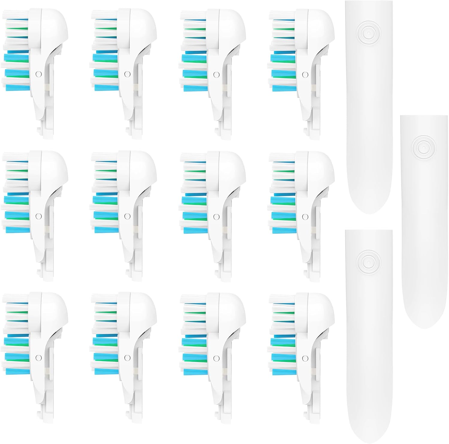 12 Pcs Fit for Oral B Toothbrush Heads Dual Clean Replacements Attachment Spin Brush Head Sensitive Refill Accessories fit for 4732 3733 4734
