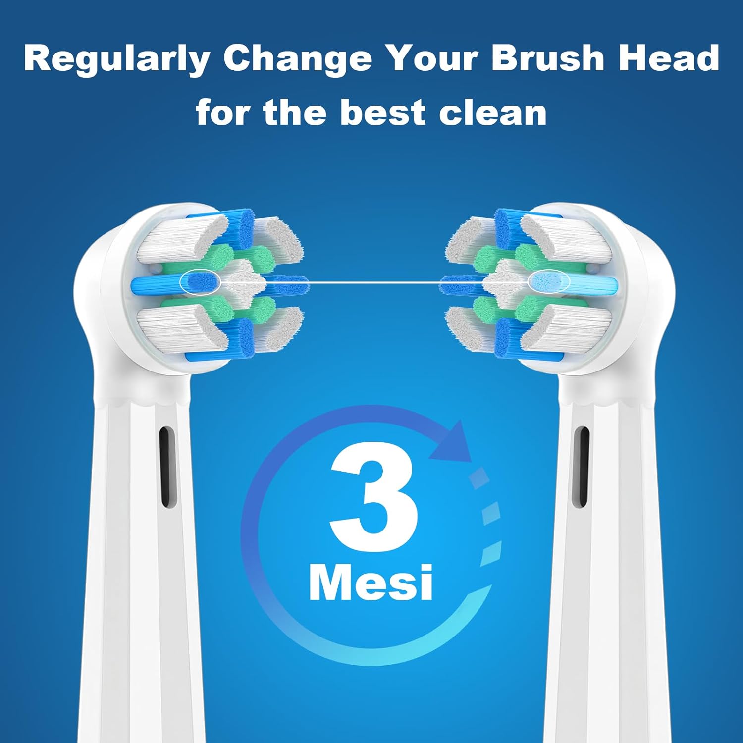 iO Replacement Heads Compatible with Oral B iO, for Oral B iO 2/3/4/5/6/7/8/9/10 Series Electric Toothbrushes, Medium Softness for Protect Teeth and Gums, 10 White