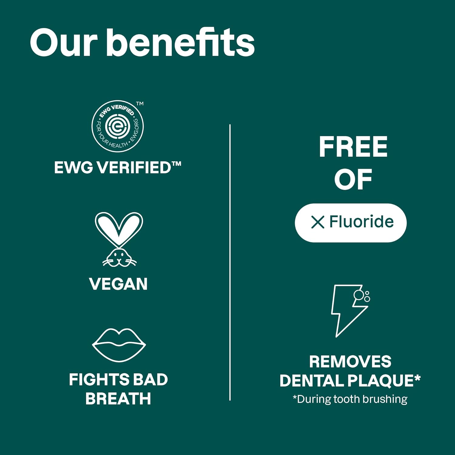 Attitude Fluoride-Free Whitening Toothpaste, Peppermint Flavor, Vegan & Cruelty-Free, Sugar-Free, Plant & Mineral-Based Ingredients, Clean Oral Care, 4.2 Oz