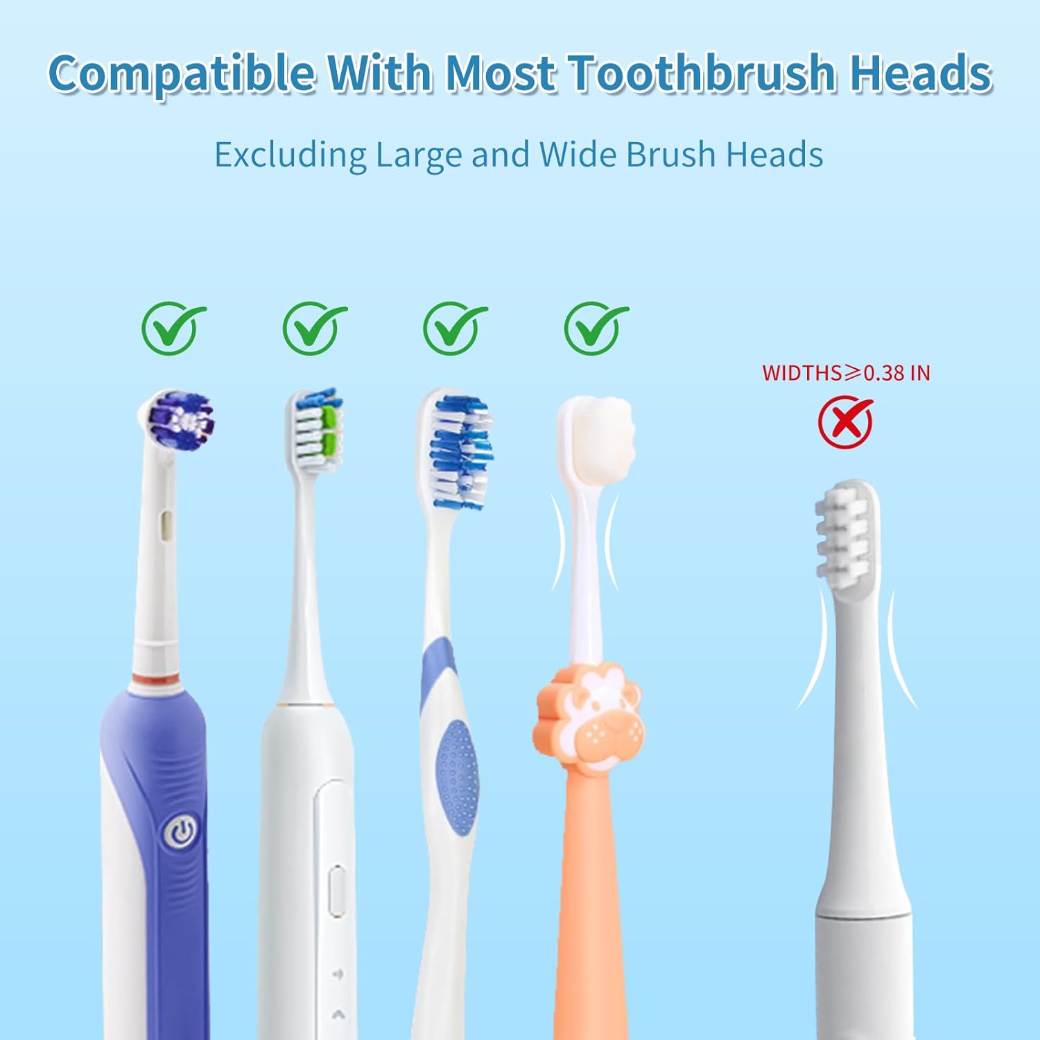 UV Toothbrush Sanitizer and Holder, Wall-Mounted Electric Toothbrush Cleaner with Air Drying & Countdown Timer, Long Battery Life, USB Rechargeable, 4 Slots Bathroom Toothbrush Holders