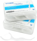 Dental Floss Picks 100 Count, Travel Floss Picks Extra Strong Flosser Professional Tooth Picks Flossers for Adults with Portable Case, Toothpicks Floss Sticks for Teeth Cleaning and Oral Care