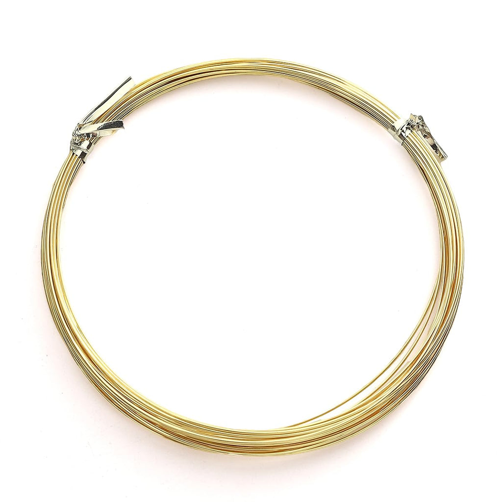 14K Gold Plated Wire 0.7mm 5 Meters Bead Cord for Bracelet Necklace Charm Beading Jewelry Making Findings