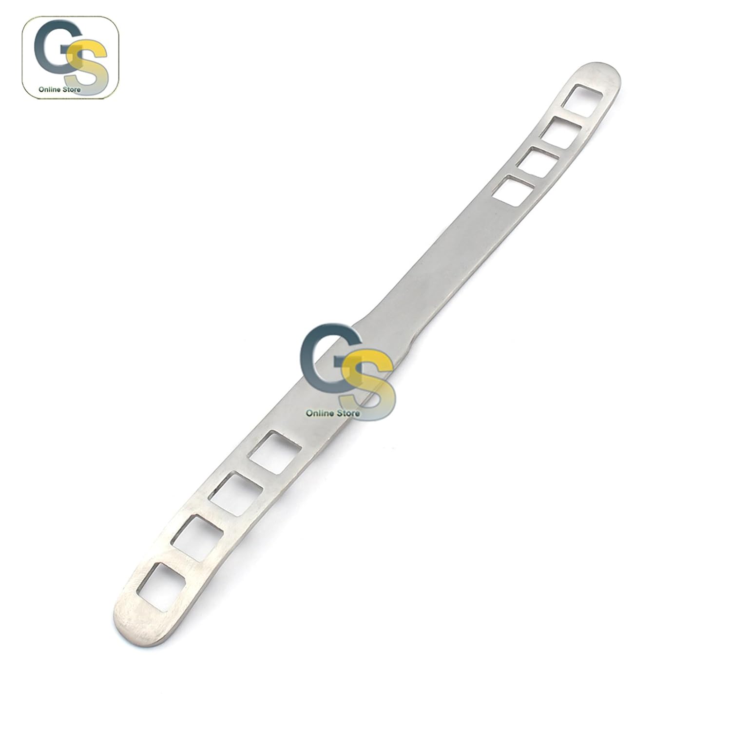 Bruening Toungue Depressor, 19cm/7.5" Stainless Steel by G.S Online Store