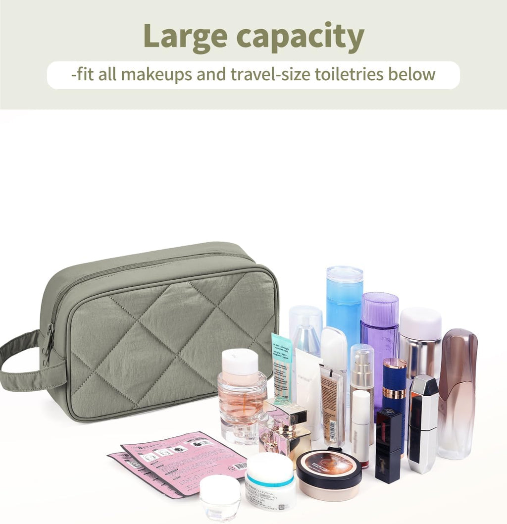 Narwey Travel Toiletry Bag for Women Traveling Dopp Kit Men Travel Bag for Toiletries Cosmetic Bag Makeup Bag Medicine Bag for Traveling