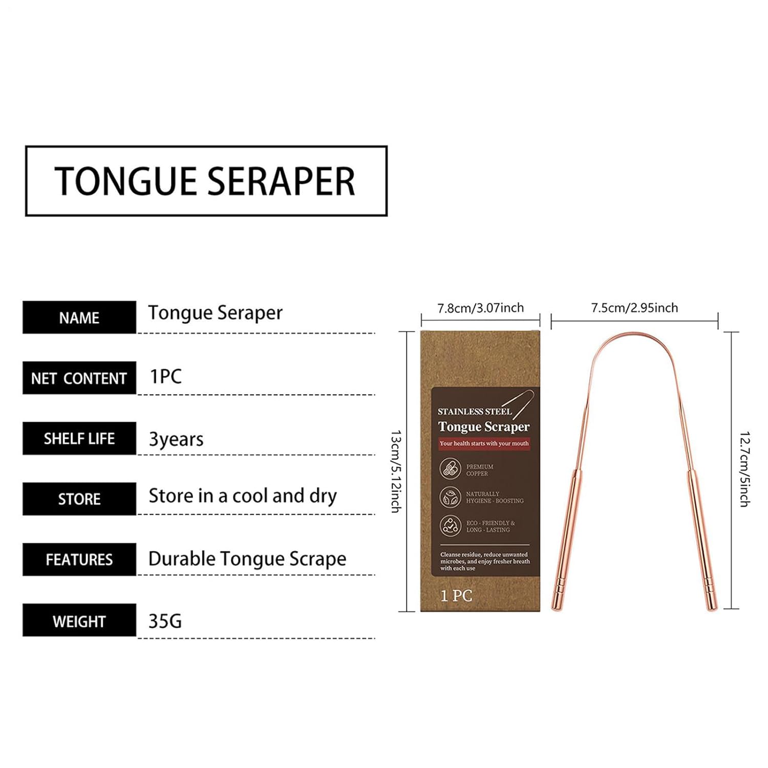 Stainless Steel Tongue Scraper,U Shape Professional Scraper | Stainless Steel Tongue Scrubber,for Women Men Travel Home Bathroom Care Hygiene Health Bad Breath