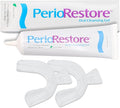 Perio Restore Gel (3 oz) – Mint-Flavored at-Home Periodontal & Teeth Whitening Treatment with 1.7% Hydrogen Peroxide | Includes 2 Application Trays for Easy Use