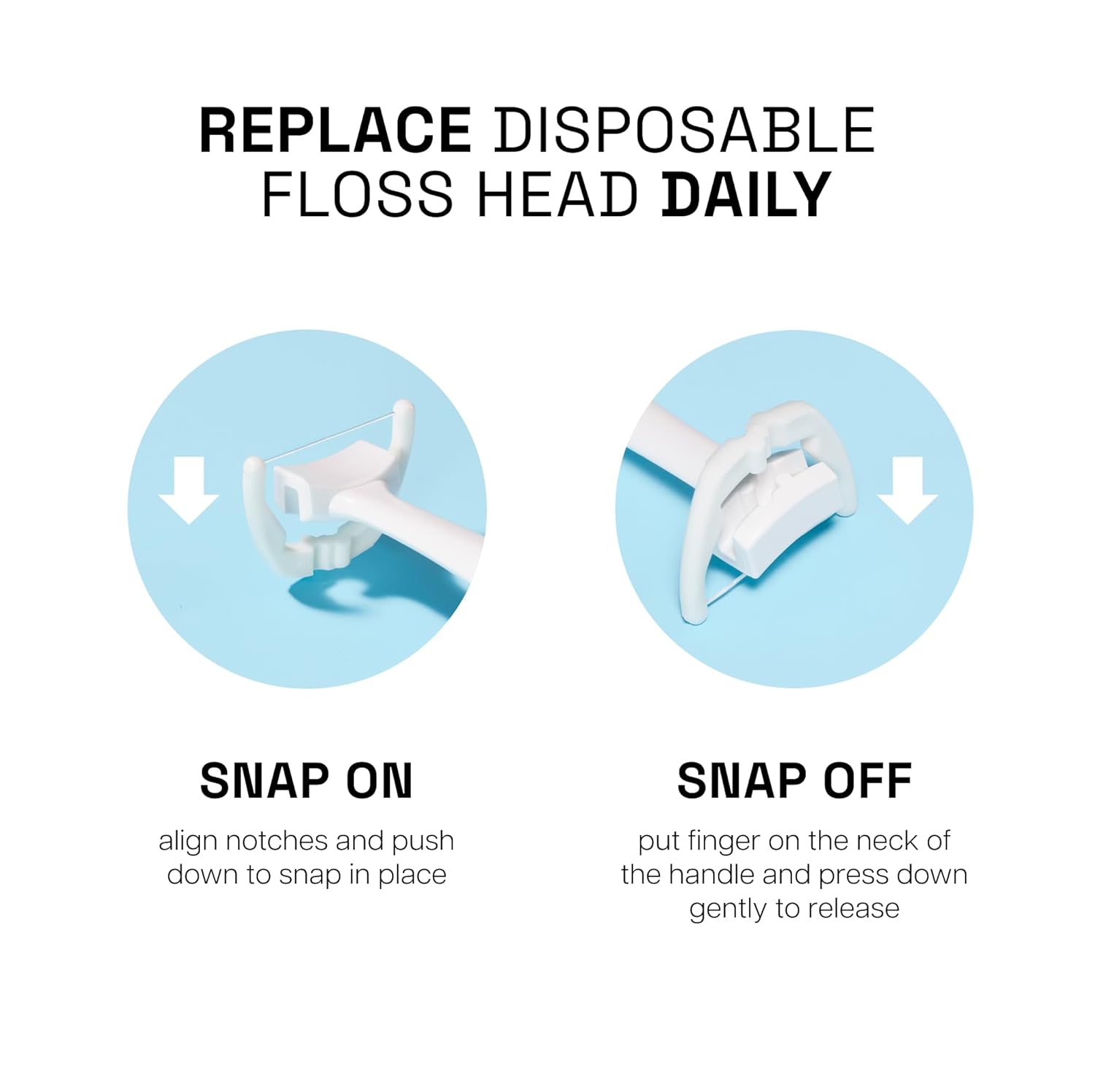 REACH Ultraclean Access Flosser Refill Heads, Mint, Plaque Remover for Teeth, Shred Resistant, for Hard to Reach Areas, Oral Care, PFAS Free, for Adults & Kids, 6 Pack, 28 Count