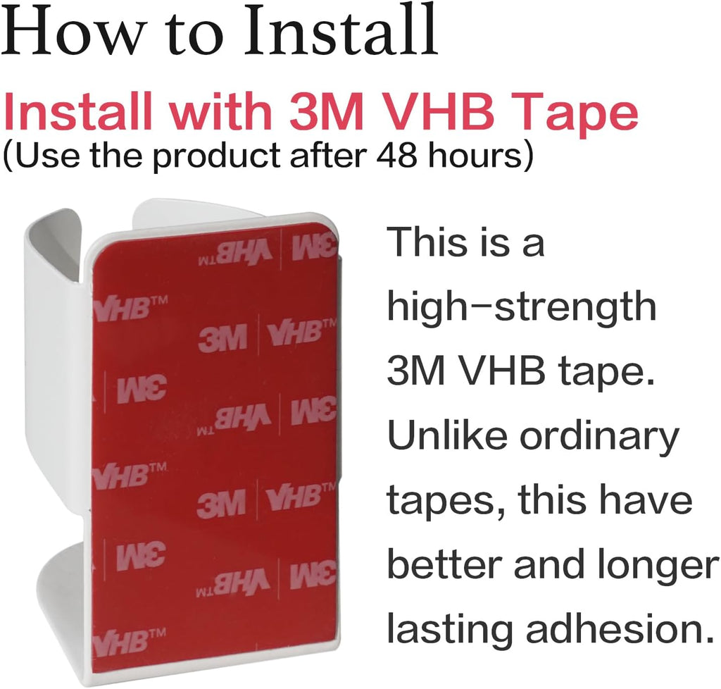 Electric Toothbrush Holder Wall Mount, 304 Stainless Steel Self-Adhesive Bathroom Organizer for Electric Toothbrush, Toothpaste & Face Wash-Space Saving, Waterproof, Holds Up to 10lbs (White 2 Pack)