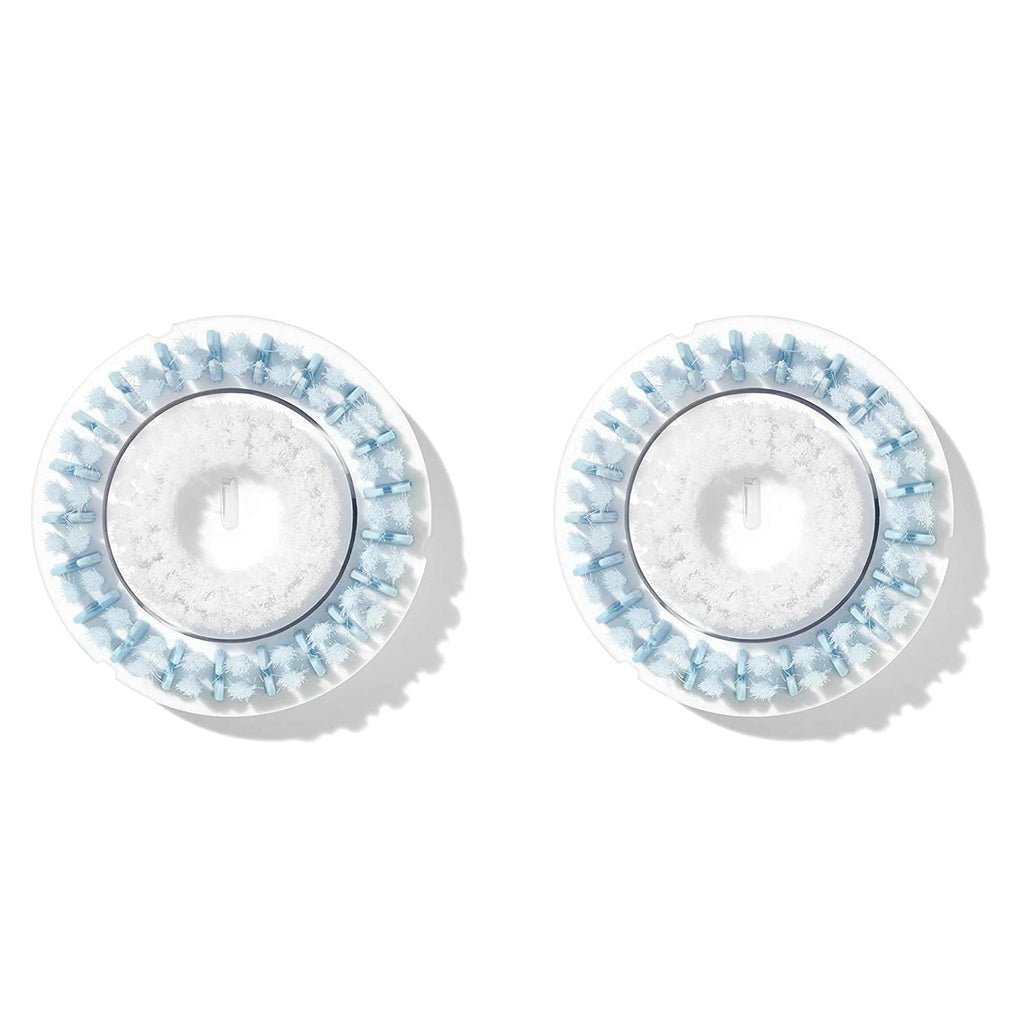 NEW Sensitive Replacement Facial Cleansing Brush Head for Clarisonic Mia 1, Mia 2, Mia Fit, Alpha Fit, Smart Profile Uplift, 2 Count