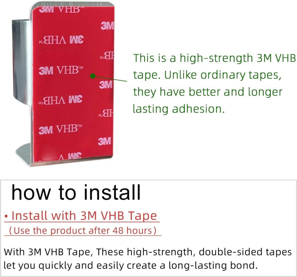 Electric Toothbrush Holder Wall Mount, 304 Stainless Steel Self-Adhesive Bathroom Organizer for Electric Toothbrush, Toothpaste & Face Wash-Space Saving, Waterproof, Holds Up to 10lbs (Silver 2 Pack)