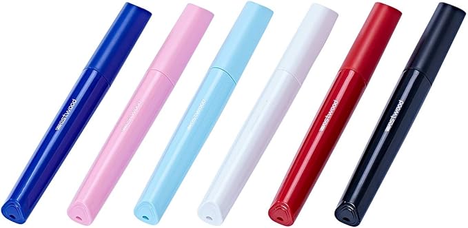 Portable Travel Toothbrush Case, Lipstick–like Plastic Toothbrush Holder Toothbrush Case Breathable Design with Air Hole More Hygienic Toothbrush Tube for Home Daily Travelling (White)
