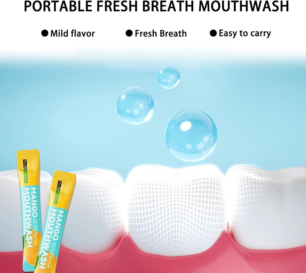 60PCS Travel Size Mouthwash,Portable Mini Mouthwash,Long-Lasting Freshness Travel Mouth Wash for Oral Care A9