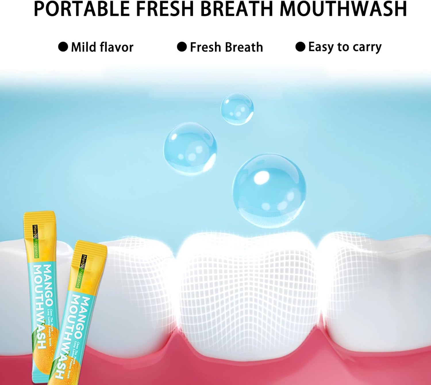 60PCS Travel Size Mouthwash,Portable Mini Mouthwash,Long-Lasting Freshness Travel Mouth Wash for Oral Care A9