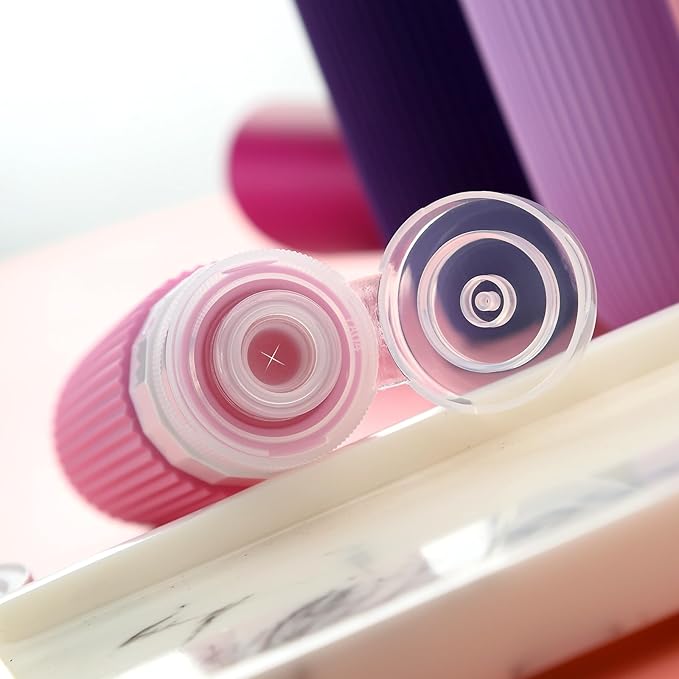 Travel Bottles for Toiletries, Tsa Approved 3oz Portable Travel Bottles, BPA Free Leak Proof Squeezable Silicone Travel Size Containers, Travel Accessories with Clear Toiletry Bag (4 Pack)