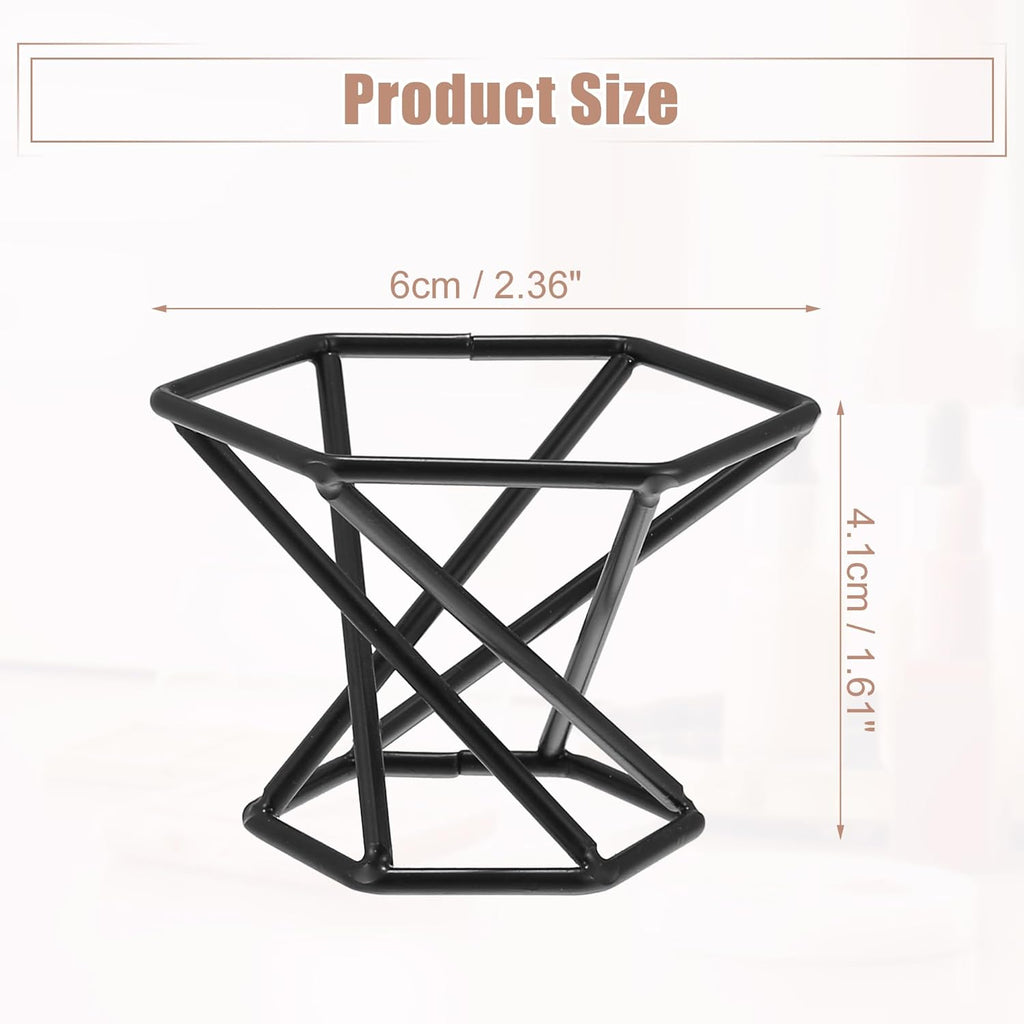 VOCOSTE Makeup Sponge Holder, Beauty Sponge Dry Stand, Beauty Sponge Holder, Makeup Beauty Egg Drying Stand for Vanity, Black