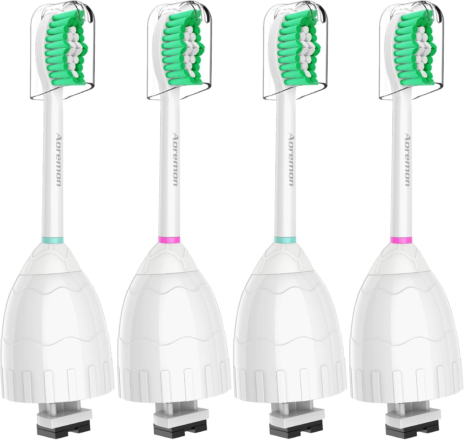 Aoremon Replacement Heads for Philips Sonicare e-Series HX7022/66-Replacement Brush Heads fit Sonicare Eseries Essence Xtreme Elite Advance and CleanCare Electric Toothbrush Model