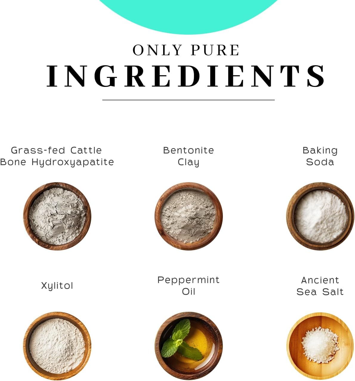 Vanman’s - Mint and Bone Tooth Powder Toothpaste (2 Pack) - Remineralizing Tooth Powder with Cattle Bone Derived Hydroxyapatite, Bentonite Clay, Peppermint Oil and Baking Soda - 2.2 oz