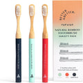 Better & Better Natural Bamboo Toothbrush for Kids | Extra Soft Bristle Toothbrush | 100% Plant-Based | Reusable Handle, Replaceable Brush Head | Eco-Friendly, Zero Plastic (Variety Pack of 3)
