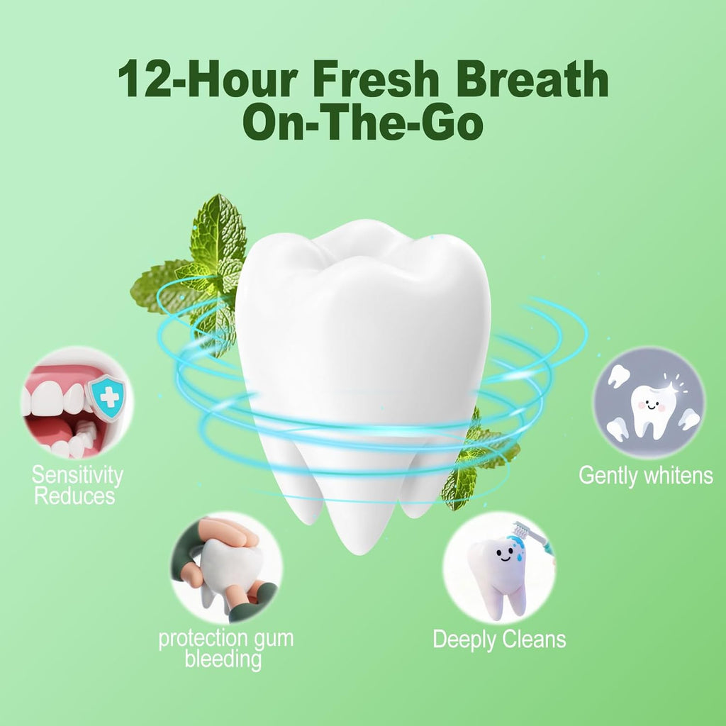 0.18oz Small Toothpaste Travel Size Bulk,Mini Toothpaste Travel for Hotel Camping Gym Office School Homeless100