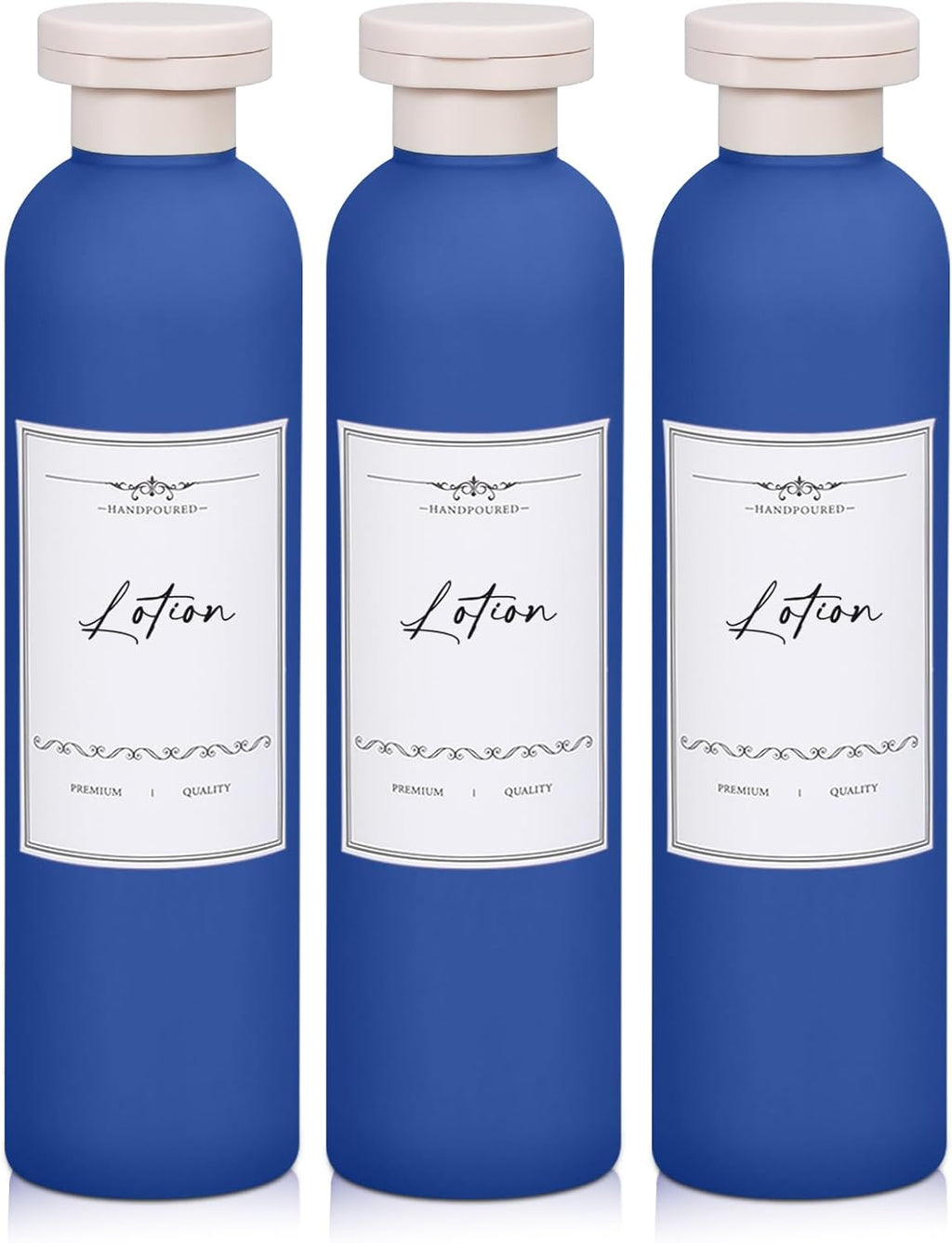 Travel Shampoo Bottle, Empty Plastic Squeeze Bottles 8.8oz with Flip Cap, Lotion Container for Toiletries Travel Size Shampoo and Conditioner