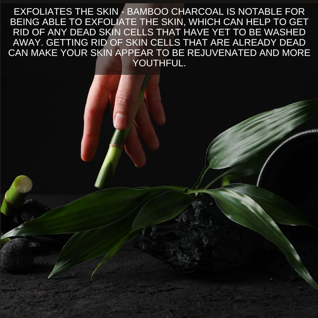 Activated Bamboo Charcoal 100g / 0.22lbs for Teeth Cleaning, Face Masks, Scrubs and Soap Making