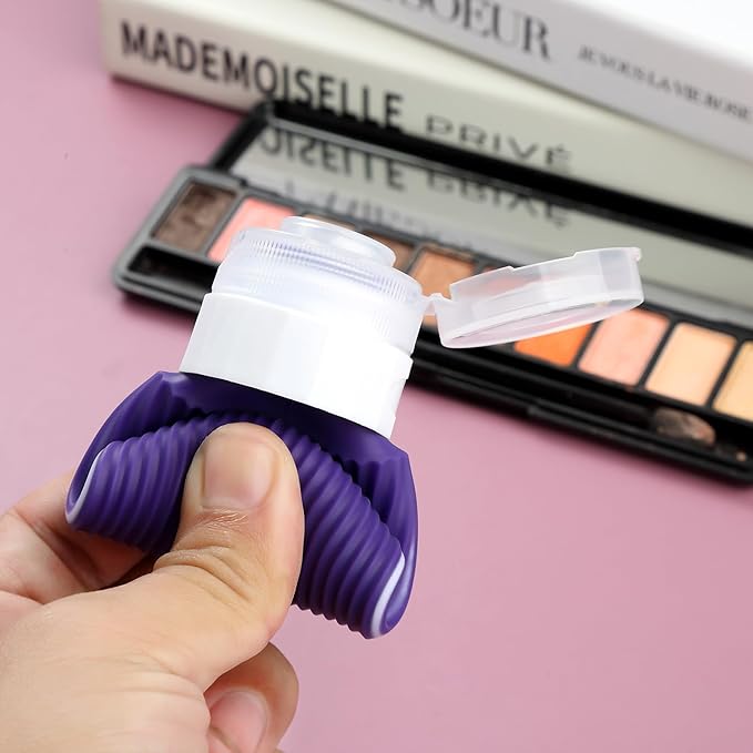 Travel Bottles for Toiletries, Tsa Approved 2oz Travel Bottles, BPA Free Leak Proof Travel Size Toiletry Containers, Refillable Travel Accessories with Toiletry Bag for Shampoo Liquid (4 Pack)