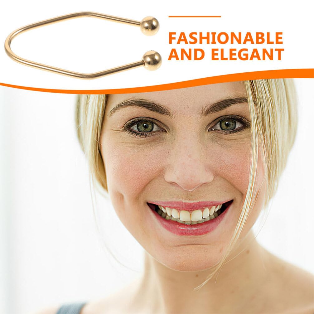 2pcs Dimple Makers - Dimple Trainer for Cheeks,Smile Trainer Facial Exerciser, for The Face Easy to Wear and Develop Natural Dimples, Gold