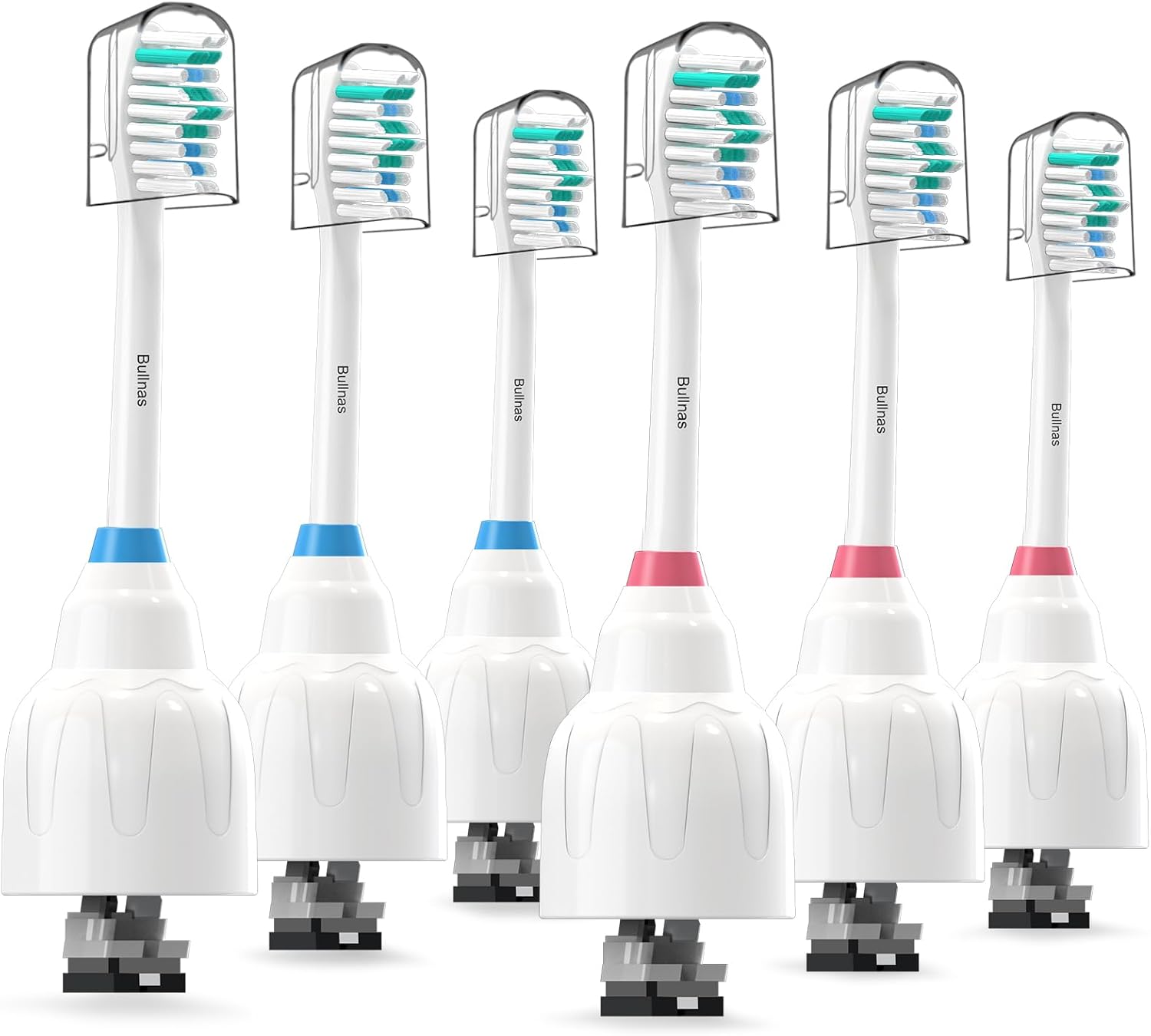 Replacement Toothbrush Heads Compatible with Philips Sonicare E-Series，Replacement Heads Fit Sonicare E-Series Essence Xtreme Elite Advance and CleanCare Screw-on Electric Toothbrush, BN728, 6 Pack