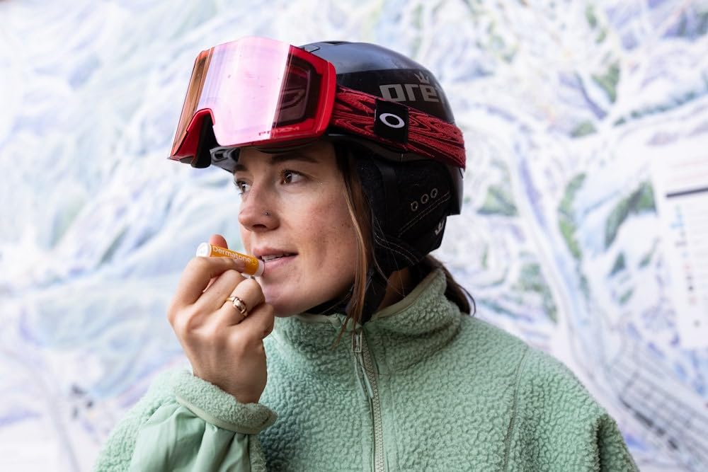 Dermatone Mango Lip Balm Stocking Stuffer | Moisturizing Lip Care | Soothe & Replenish Dry & Chapped Lips | Aloe, Vitamin E | SPF 30 | 3-Pack (Mango, 0.15oz sticks)