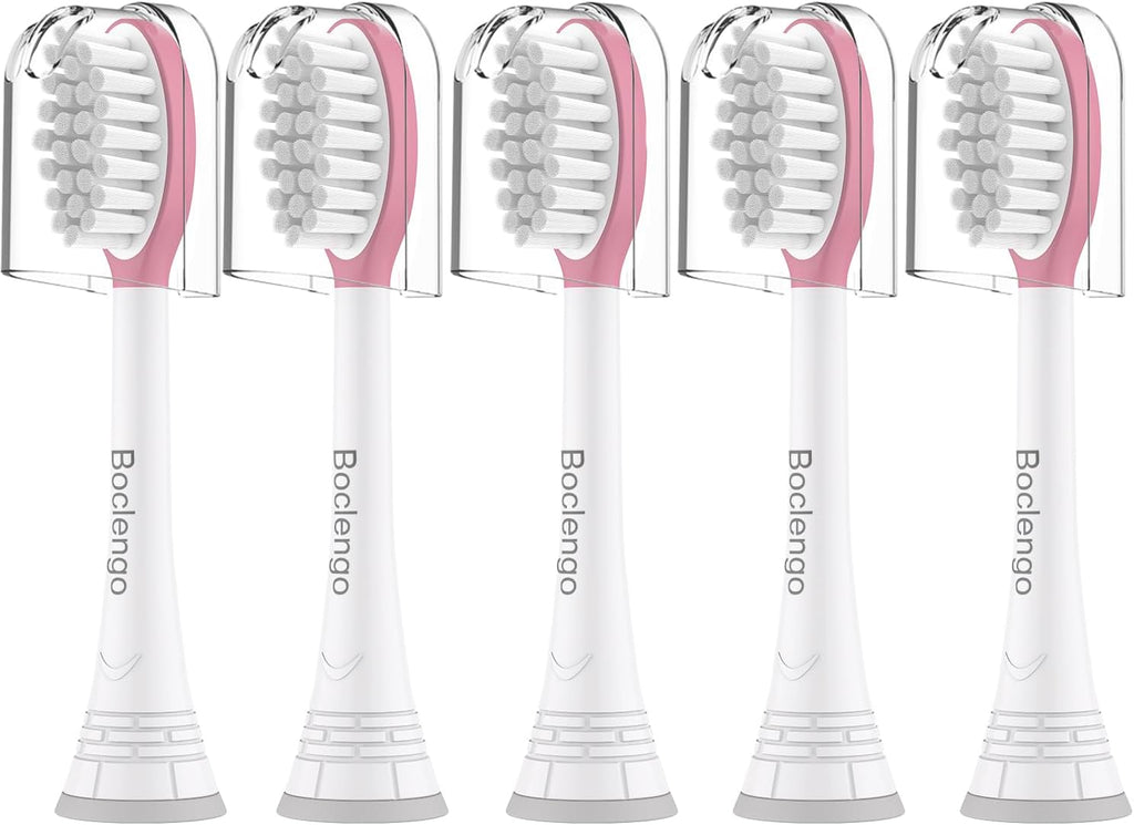 Kids Replacement Heads for Philips Sonicare Kids Toothbrush Heads,for Phillips Sonicare HX6042/94, HX6340,HX6321,HX6320/30,Standard Child Brush Head for Philips Sonic Care,5 Pcs, Pink