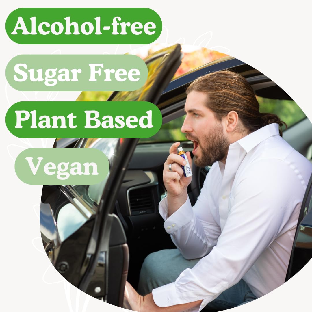 Tooth & Gums Spritz - Freshen Breath Instantly – Natural Breath Freshening Spray with Essential Oils | Alcohol-Free, Long-Lasting Freshness, Truly Natural - by Dental Herb Company