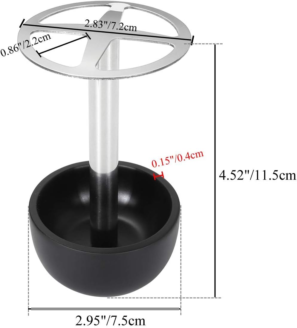 CozyCabin Toothbrush Holder Stand, for Razor, Bathroom Vanity Countertop, Stainless Steel Toothbrush Bathroom Organizer (Black)