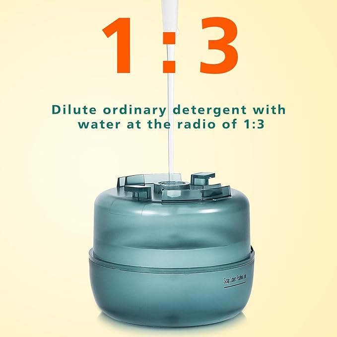 2 Piece Automatic Yellow Duck Soap Dispenser - Foaming, Touchless, Battery Powered for Bathroom & Kitchen