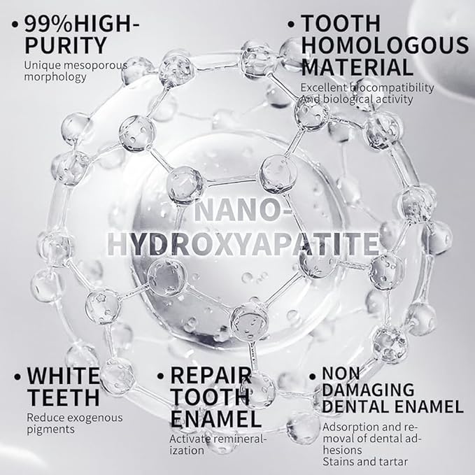 2-Pack Probiotic Whitening Toothpaste Fluoride-Free with Hydroxyapatite for Enamel Repair, Fresh Breath, Stain Removal & Gum Health – Natural Oral Care for Sensitive Teeth