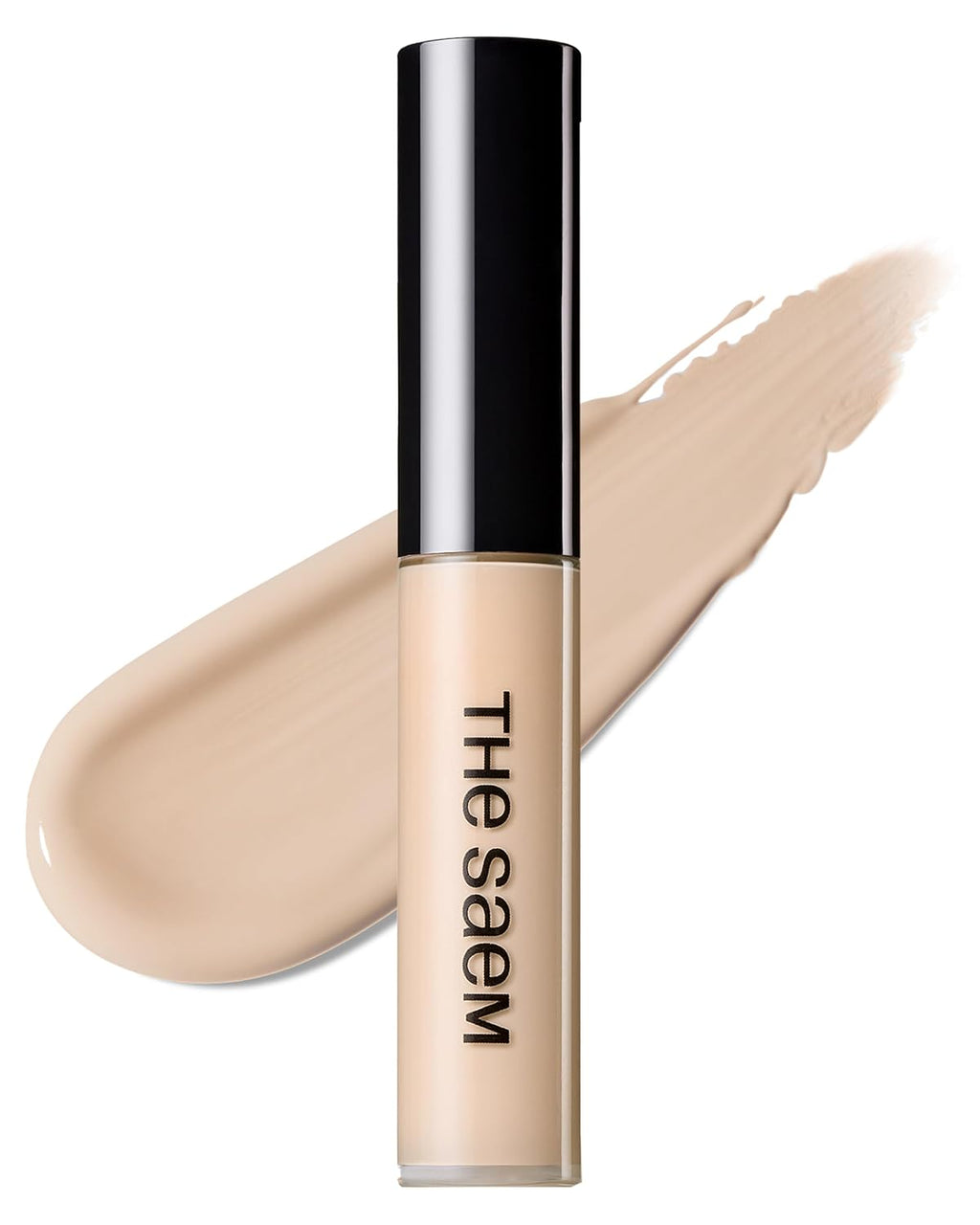 THESAEM Cover Perfection Tip Concealer, Liquid Multi-Use Concealer, Full Coverage Makeup for Acne Dark Spots Dark Circles Hyperpigmentation and Blemishes, 0.2 fl.oz. (#1.25 Light Beige)