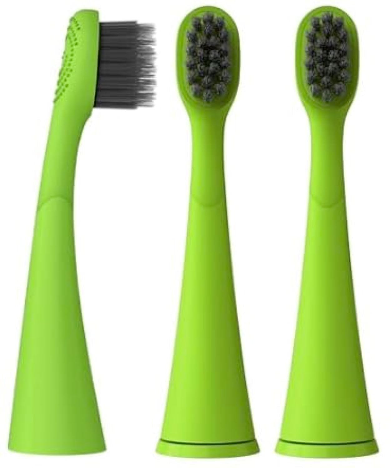 BURST Genuine Replacement Heads for Kids Electric Toothbrush (Green/3 Pack) | Perfect Fit | Ultra Soft Bristles | 9 Months of Supply