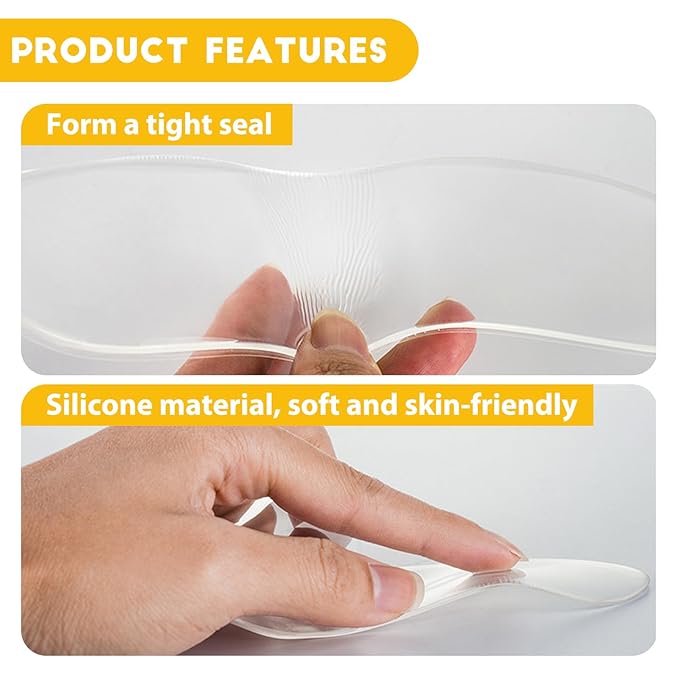 18 Pcs Anti Wrinkle Patches, Reusable Silicone Facial & Neck Wrinkle Patches, Overnight Smoothing Pads for Smile Lines Lips Forehead Chest, Skin-Firming Anti-Aging Skincare