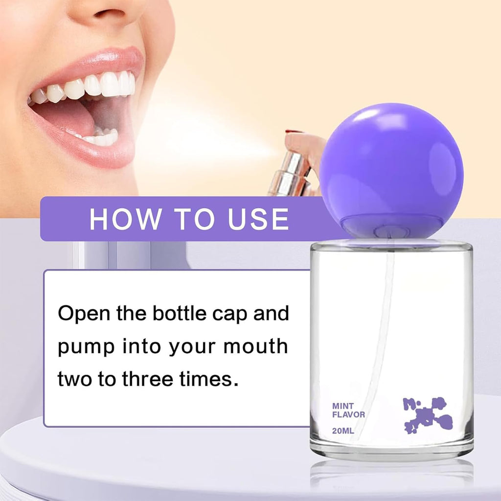 Probiotic Oral Spray for Long-Lasting Freshness, Portable Oral Spray, Convenient Travel-Sized Keeps Breath Fresh all Day Long - 1 Pack