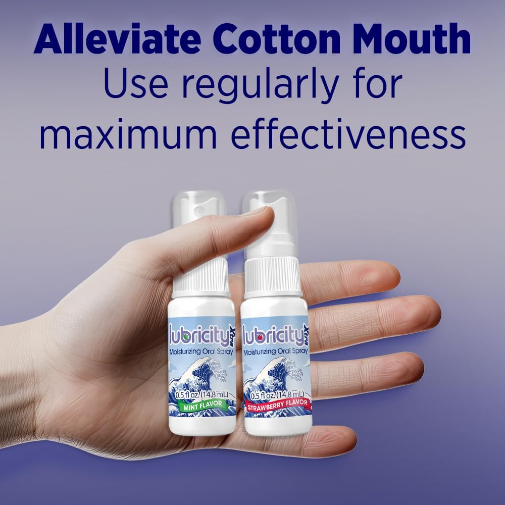 Dry Mouth Spray - Advanced Formula - Hyaluronic Acid and Xylitol, Saliva Substitute Dry Mouth Oral Spray, The Most Satisfactory Solution in Dry Mouth Products (0.5 Fl. Oz., Mint)