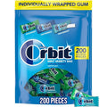 ORBIT Peppermint, Spearmint, & Wintermint Assorted Sugar Free Chewing Gum Bulk Pack, 13.4 oz 200-Piece Bag