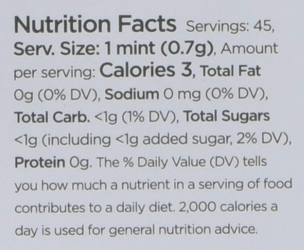Simply Mints (Peppermint, 45 Count (1 Tin)) (Pack of 2)