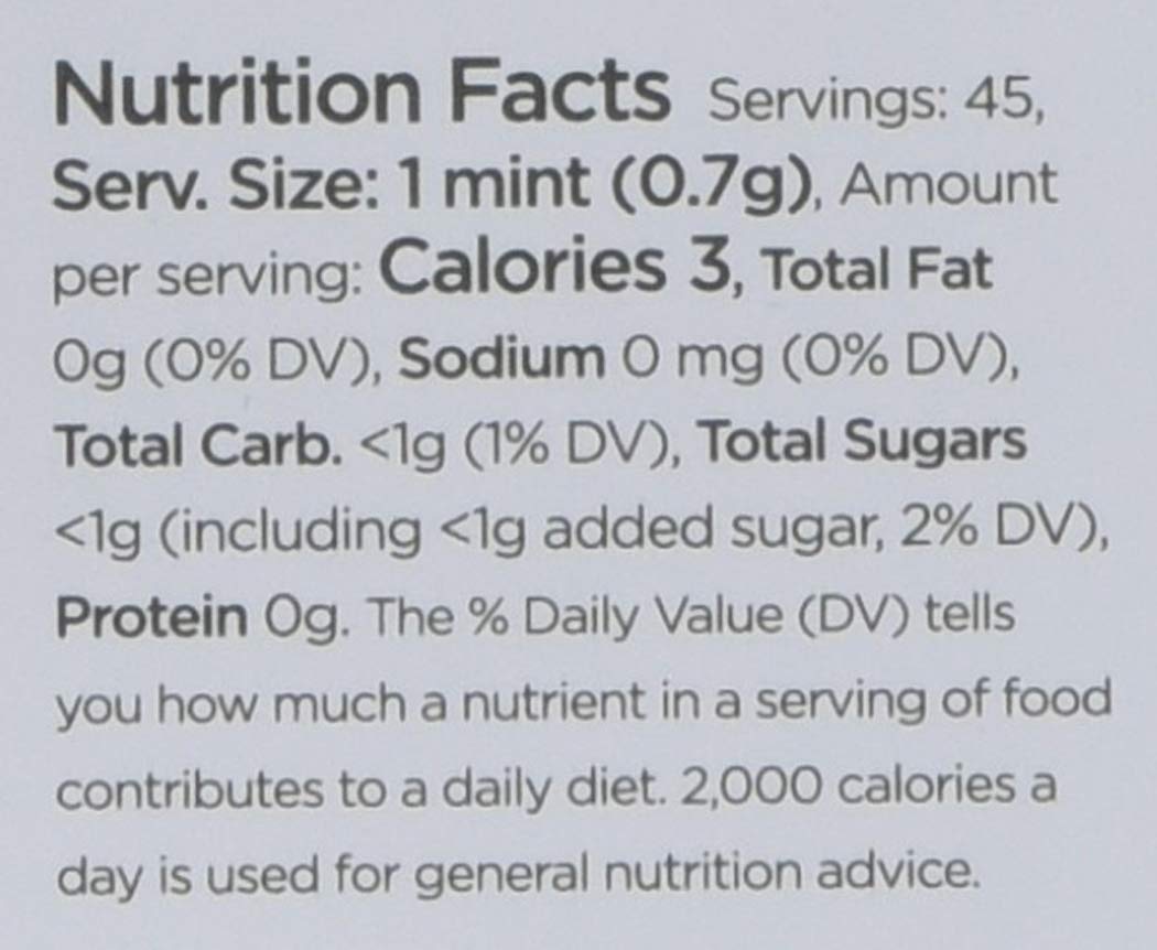 Simply Mints (Peppermint, 45 Count (1 Tin)) (Pack of 2)