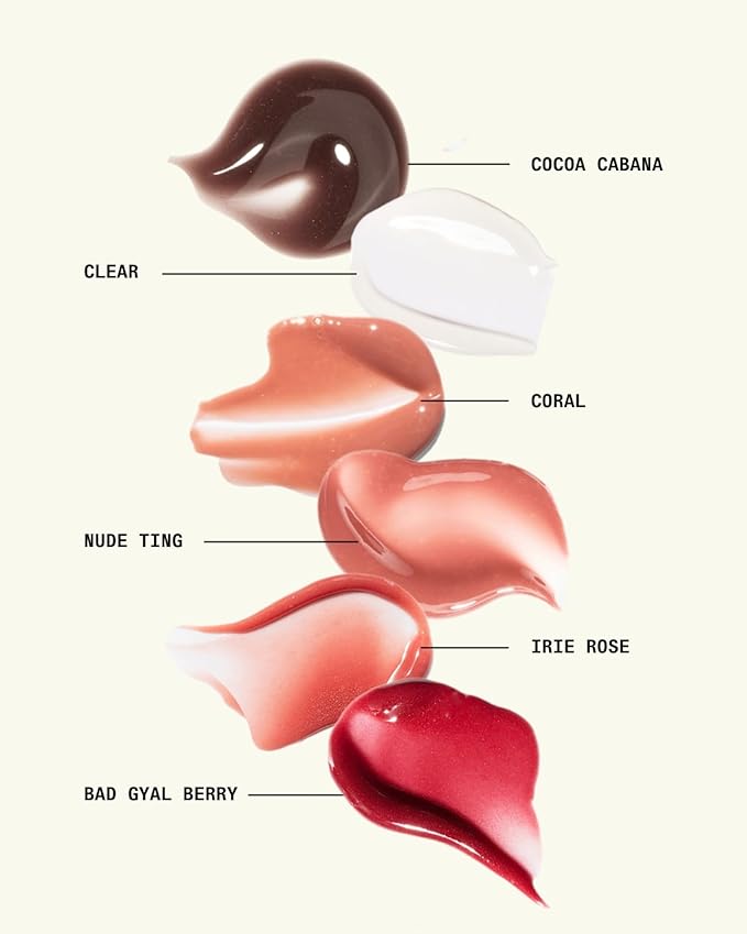 Cay Skin Isle Lip Balm SPF 30 – High Shine, Hydrating + Sheer Lip Gloss in Vanilla Brown Sugar Flavor – Formulated with Natural Ingredients for All Skin Tones – Cocoa Cabana, 0.35 oz