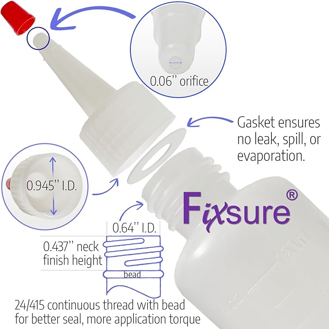Plastic Squeeze Bottles with Red Tip Cap, 4 Oz Squirt Bottle For Ketchup, BBQ, Sauces, Syrup, Condiments, Oil, Pancake, Cookie Decorating, Dressings, Travel, Camping, Lab, Arts and Crafts (2)