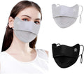 2Pcs UV Face Mask, Sun Masks for Women, Cooling Breathable Face Cover for Outdoors, Washable Reusable