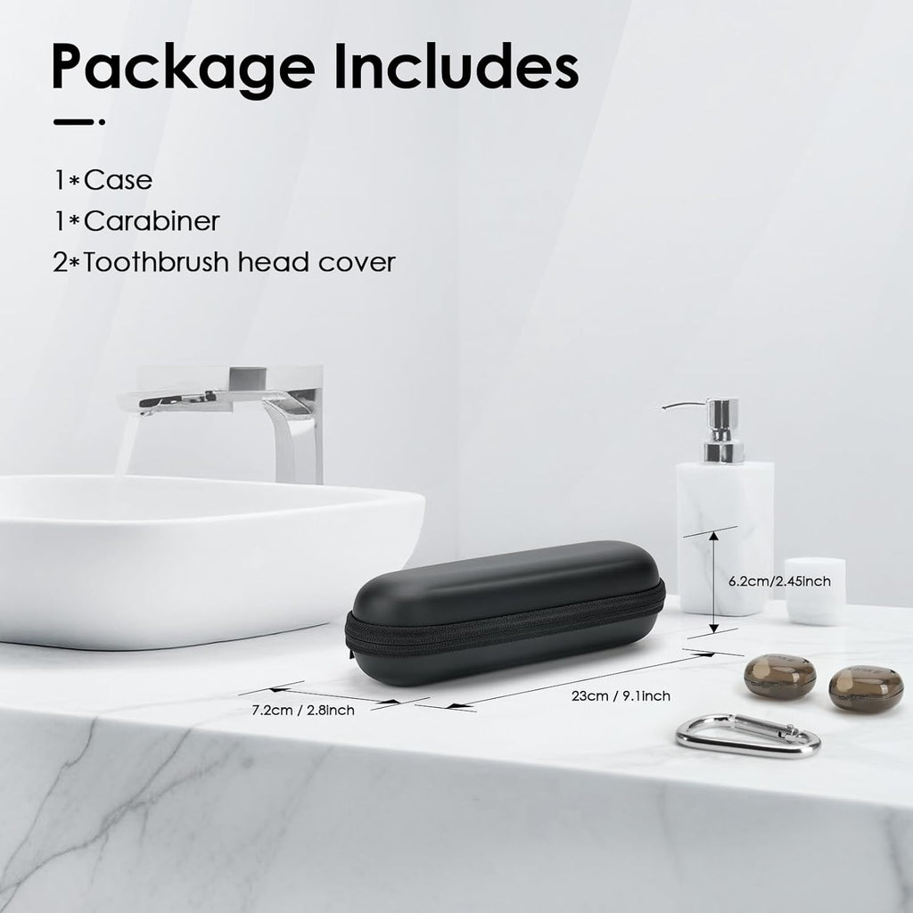 Yinke 2.0 Electric Toothbrush Case For Oral B/Oral-B Pro/Philips Sonicare/ Aquasonic Toothbrush, Travel Electric Toothbrush Case