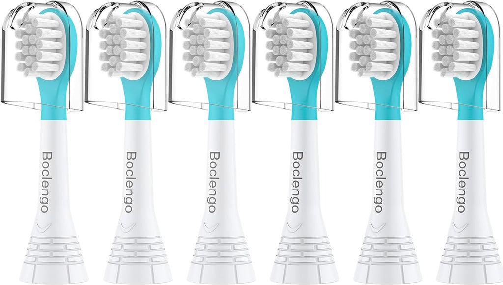 Kids Replacement Toothbrush Heads for Philips Sonicare Kids Replacement Heads HX6340,Compact Brush Head for 3-7 Child,for Phillips Sonic Care Electric Kid Small Brush HX6032/94,HX6350,HX6320,6 Pcs