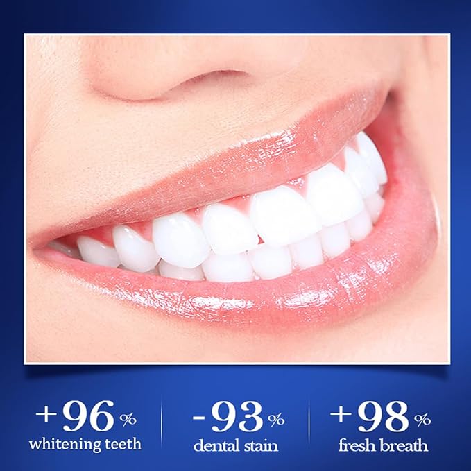 Press Toothpaste,Baking Soda Whitening Toothpaste,Stain Removal Whitening Strong Cleaning Power Natural Stain Remover Fluoride-Free (310 g)