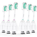 Replacement Heads for Philips Sonicare E-Series - Ofashu Brush Head Compatible with Essence Xtreme Elite Advance 7022 5610 White, 6 Packs Screw-on Electric Toothbrush