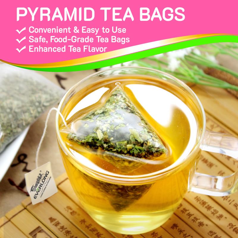 EVERLONG Colon Detox Tea - Dandelion Leaf with Senna, Gynostemma, Lotus Leaf, Spearmint for Colon Cleanse and Digestive Health, Promote Regularity - 14 Herbal Tea Bags, All Natural, Caffeine-Free